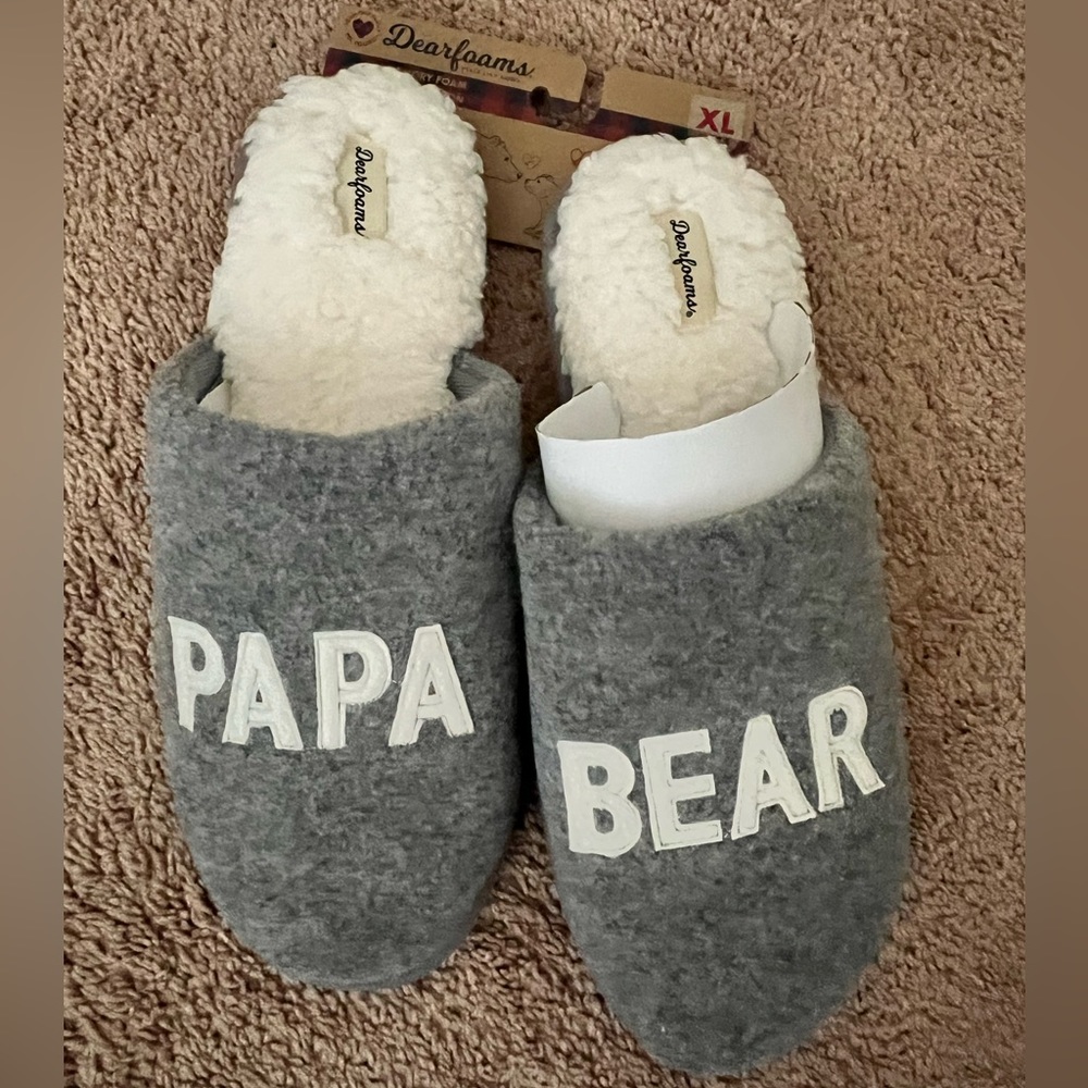 New with tag / Papa bear slippers / never work - XL